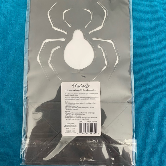 MICHAELS | 2 Luminary Spider Bags - Picture 2 of 2